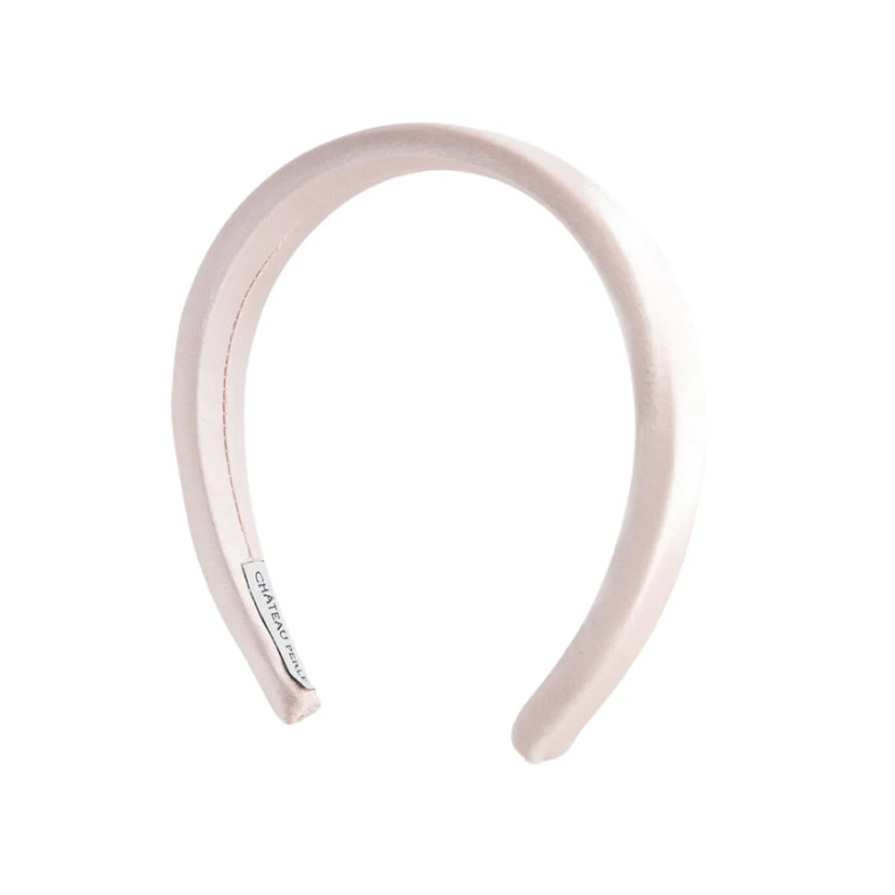 BLUSH SILK HEADBAND