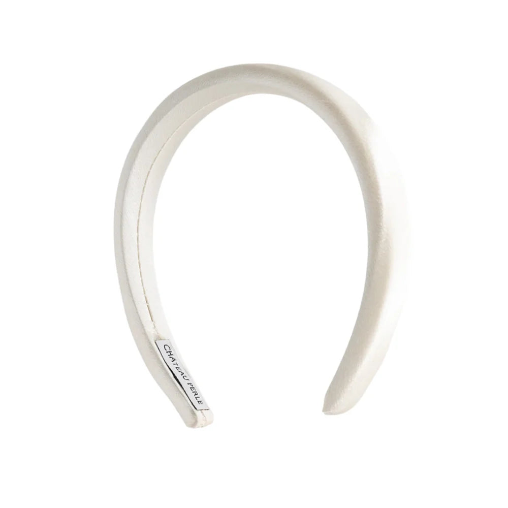 IVORY SILK HEADBAND