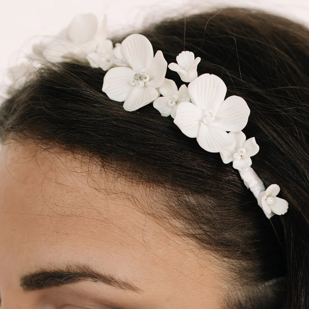 FLEUR FLORAL HEADBAND