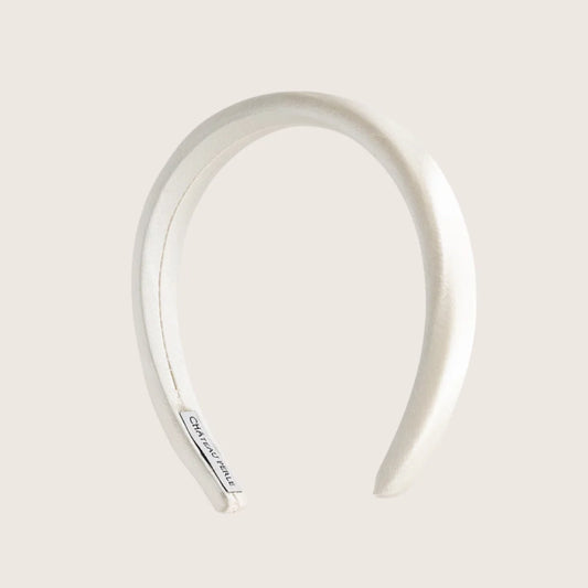 IVORY SILK HEADBAND