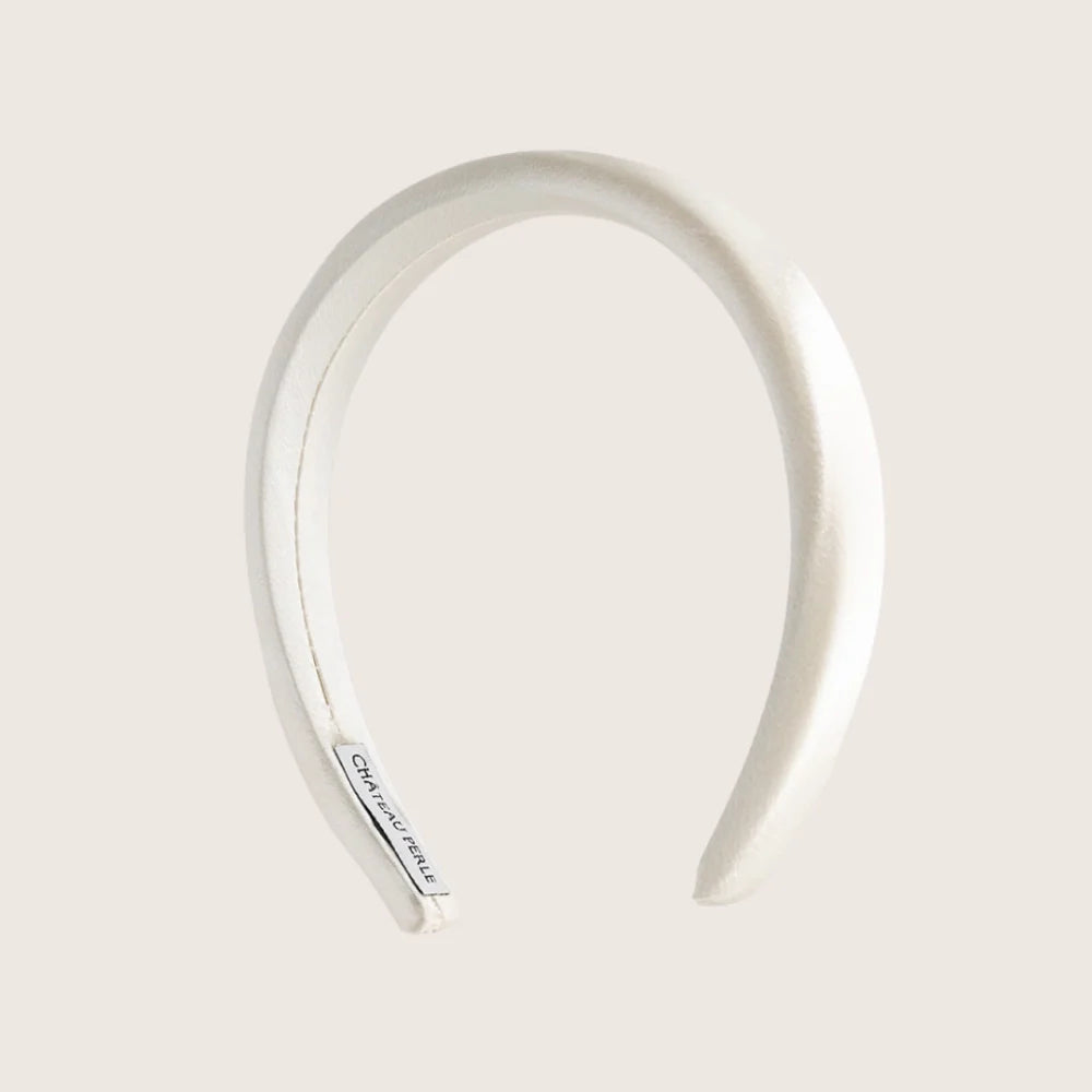 IVORY SILK HEADBAND