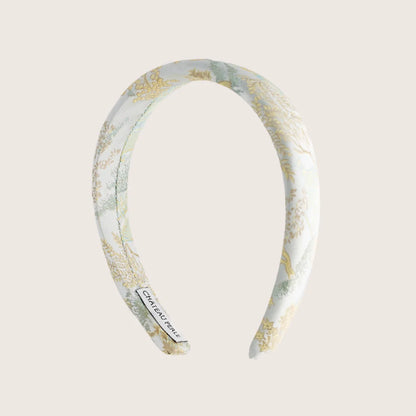 ORCHID BLUE SILK HEADBAND